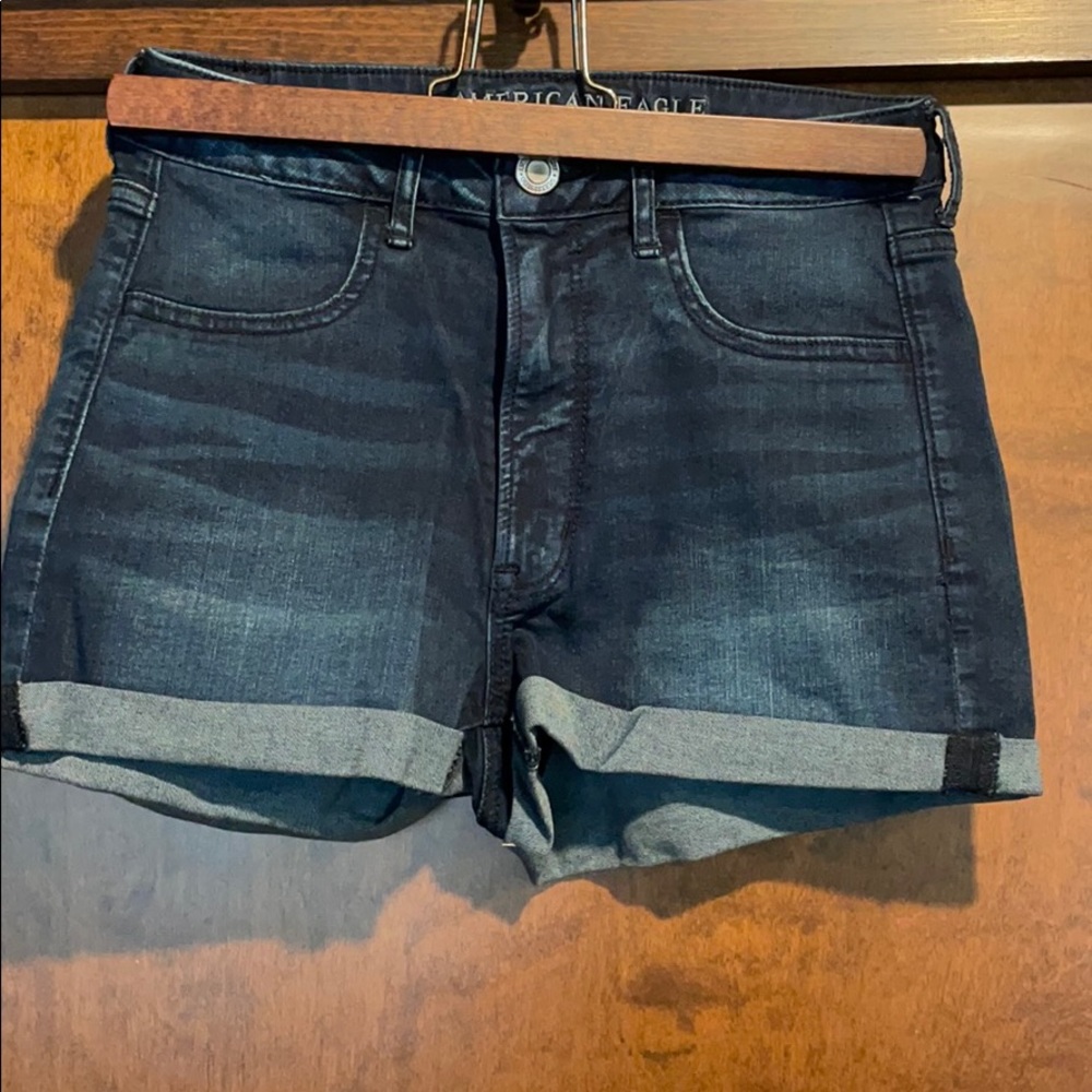 High rise denim